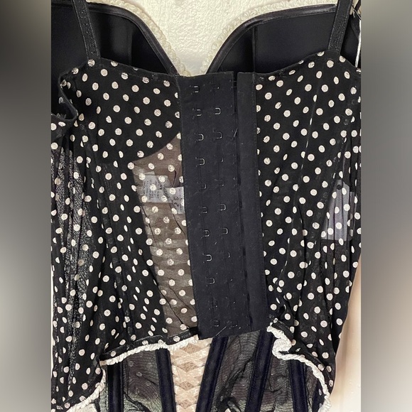Chantal Thomass polka dot corset top. Size 34B. Bought in Paris. Excellent - Picture 5 of 8